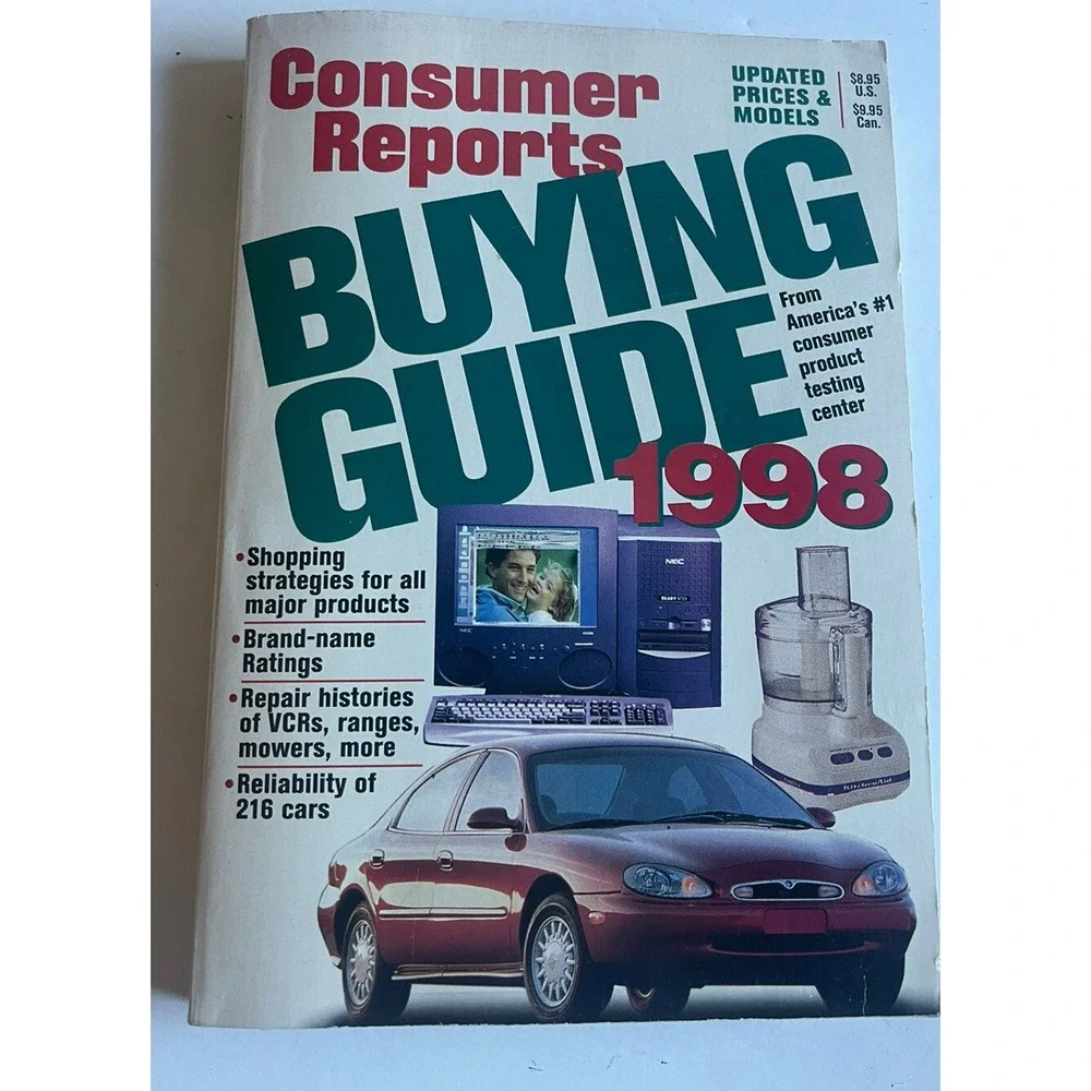 Consumer‎ Reports Buying Guide Lot Of 7 from 1999's